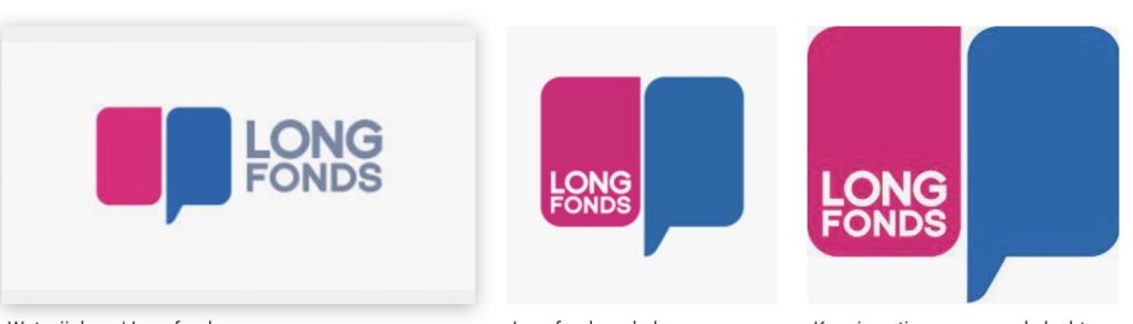 Het logo van het longfonds